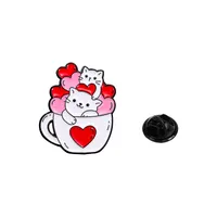 Cute Simple Style Animal Cartoon Character Alloy Stamping Stoving Varnish Plating Unisex Brooches sku image 4