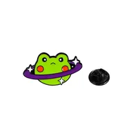Cartoon Style Cute Frog Alloy Stamping Stoving Varnish Plating Unisex Brooches sku image 57