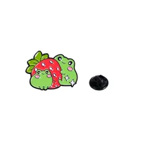 Cartoon Style Cute Frog Alloy Stamping Stoving Varnish Plating Unisex Brooches sku image 75