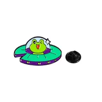 Cartoon Style Cute Frog Alloy Stamping Stoving Varnish Plating Unisex Brooches sku image 55
