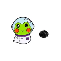 Cartoon Style Cute Frog Alloy Stamping Stoving Varnish Plating Unisex Brooches sku image 60