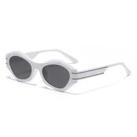 Simple Style Streetwear Geometric Resin Polygon Full Frame Glasses main image 2