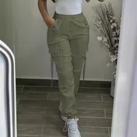 Women's Holiday Daily Simple Style Solid Color Full Length Casual Pants sku image 5