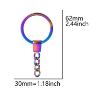 Cute Star Moon Heart Shape Alloy Plating Unisex Bag Pendant Keychain main image 4