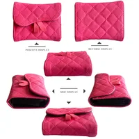 Unisex Solid Color Pu Leather Hidden Buckle Card Holders main image 3
