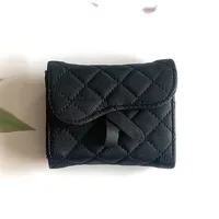 Unisex Solid Color Pu Leather Hidden Buckle Card Holders sku image 5