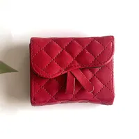 Unisex Solid Color Pu Leather Hidden Buckle Card Holders sku image 2