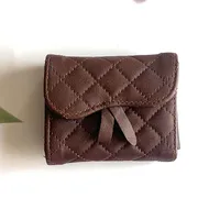 Unisex Solid Color Pu Leather Hidden Buckle Card Holders sku image 6
