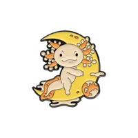 Cartoon Style Cute Animal Cartoon Frog Alloy Stamping Stoving Varnish Plating Unisex Cartoon Pinback Badge Brooches Collar Pin sku image 59