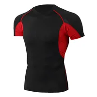 Men's Solid Color Casual Round Neck Collarless Short Sleeve Slim Men's T-shirt main image 3