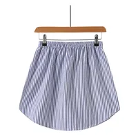 Summer Streetwear Stripe Polyester Above Knee Skirts main image 2