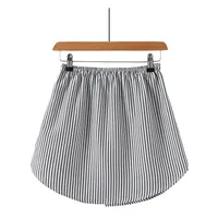 Summer Streetwear Stripe Polyester Above Knee Skirts main image 4