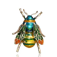 Cartoon Style Cute Animal Insect Bee Alloy Enamel Plating Inlay Rhinestones Unisex Brooches sku image 1