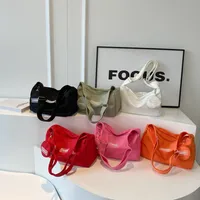 Women's Medium Oxford Cloth Solid Color Basic Classic Style Flip Cover Crossbody Bag main image 1