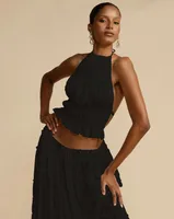 Daily Beach Date Women's Sexy Solid Color Polyester Skirt Sets Skirt Sets main image 3