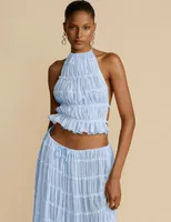 Daily Beach Date Women's Sexy Solid Color Polyester Skirt Sets Skirt Sets main image 5