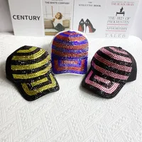Women's Basic Color Block Wide Eaves Baseball Cap main image 4