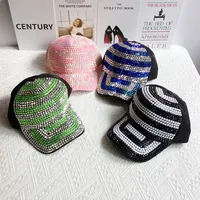Women's Basic Color Block Wide Eaves Baseball Cap main image 3