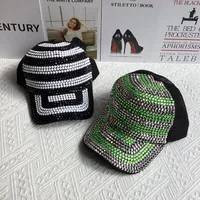 Women's Basic Color Block Wide Eaves Baseball Cap main image 2