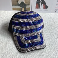 Women's Basic Color Block Wide Eaves Baseball Cap sku image 1
