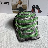 Women's Basic Color Block Wide Eaves Baseball Cap sku image 2