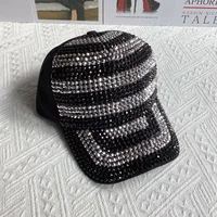 Women's Basic Color Block Wide Eaves Baseball Cap sku image 8