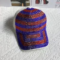Women's Basic Color Block Wide Eaves Baseball Cap sku image 11