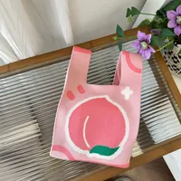 Women's Small Polyester Floral Tulip Streetwear Square Open Handbag sku image 9