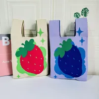 Women's Small Polyester Floral Tulip Streetwear Square Open Handbag sku image 14