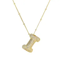 Wholesale Jewelry Simple Style Letter 304 Stainless Steel Pendant Necklace sku image 19