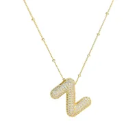 Wholesale Jewelry Simple Style Letter 304 Stainless Steel Pendant Necklace sku image 17