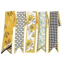 Women's Simple Style Classic Style Color Block Polyester Printing Silk Scarf main image 1