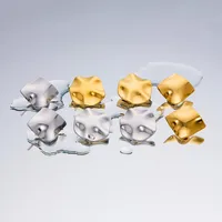 1 Pair Simple Style Geometric Plating Titanium Steel 18K Gold Plated Ear Studs main image 1