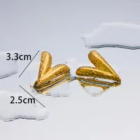 1 Pair Simple Style Geometric Plating Titanium Steel 18K Gold Plated Ear Studs sku image 26