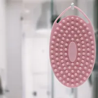 Simple Style Solid Color Silica Gel Bath Brush main image 2