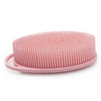 Simple Style Solid Color Silica Gel Bath Brush sku image 7