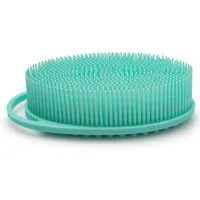 Simple Style Solid Color Silica Gel Bath Brush sku image 8