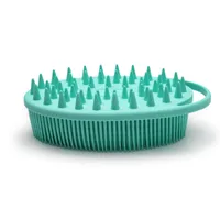 Simple Style Solid Color Silica Gel Bath Brush sku image 3