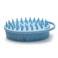 Simple Style Solid Color Silica Gel Bath Brush sku image 2