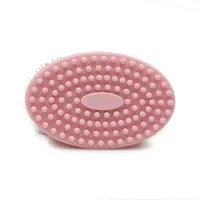 Casual Solid Color Plastic Silica Gel Bath Brush sku image 3