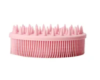 Casual Solid Color Plastic Silica Gel Bath Brush sku image 7