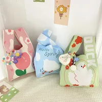 Women's Medium Polyester Animal Cartoon Flower Cute Classic Style Lock Clasp Handbag main image 5