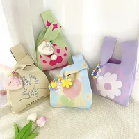 Women's Medium Polyester Animal Cartoon Flower Cute Classic Style Lock Clasp Handbag main image 4