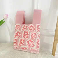 Women's Medium Polyester Animal Cartoon Flower Cute Classic Style Lock Clasp Handbag sku image 22