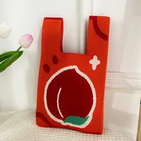 Women's Medium Polyester Animal Cartoon Flower Cute Classic Style Lock Clasp Handbag sku image 28
