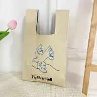 Women's Medium Polyester Animal Cartoon Flower Cute Classic Style Lock Clasp Handbag sku image 51