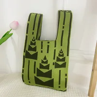Women's Medium Polyester Animal Cartoon Flower Cute Classic Style Lock Clasp Handbag sku image 23