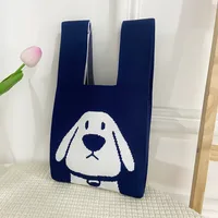 Women's Medium Polyester Animal Cartoon Flower Cute Classic Style Lock Clasp Handbag sku image 26
