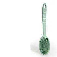 Casual Solid Color Plastic Silica Gel Bath Brush sku image 11