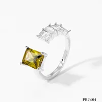 316 Stainless Steel  16K Gold Plated White Gold Plated Gold Plated Casual Plating Geometric Zircon Open Rings sku image 7